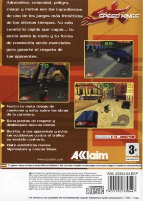 Speed Kings box cover back
